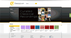 Desktop Screenshot of classical.com