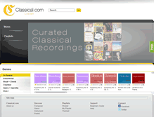Tablet Screenshot of classical.com