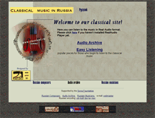 Tablet Screenshot of classical.ru